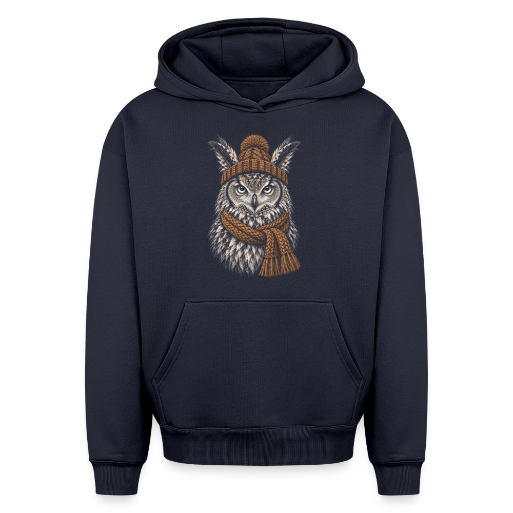 Eule Oversized Heavyweight Hoodie - Navy