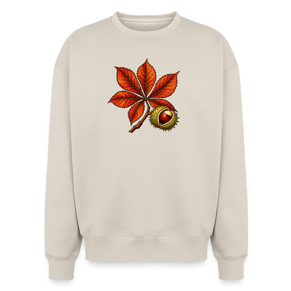 Rosskastanie Oversized Heavyweight Sweater - Beige