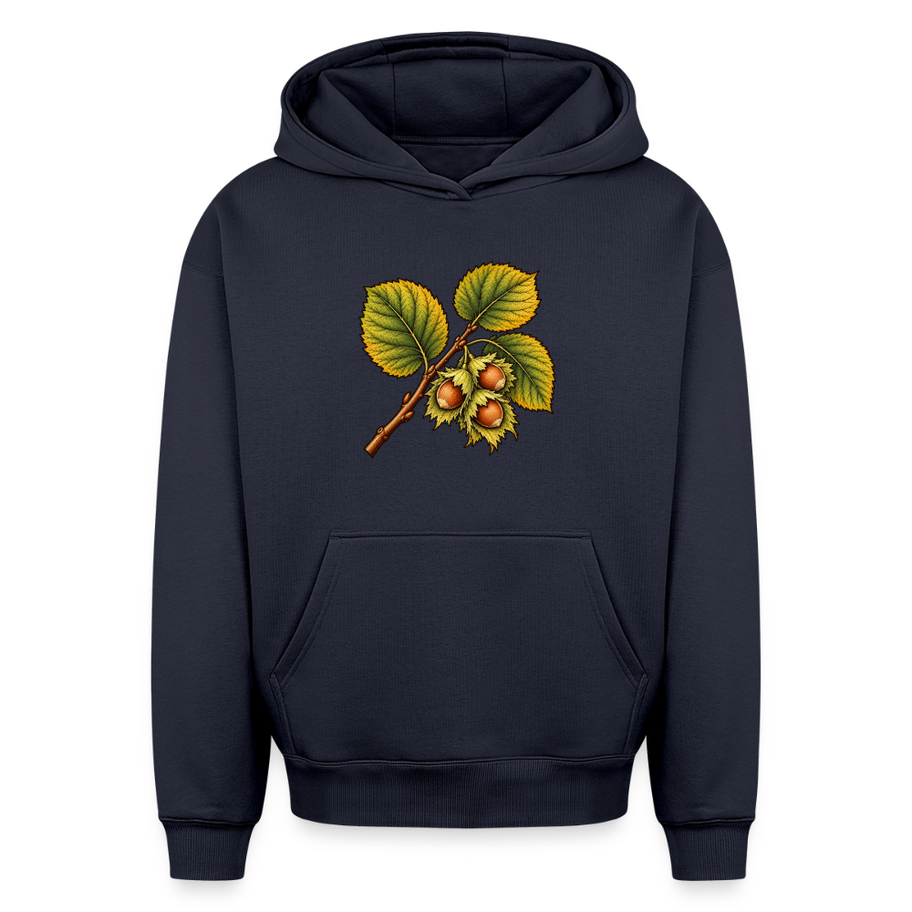 Hasel  Oversized Heavyweight Hoodie - Navy