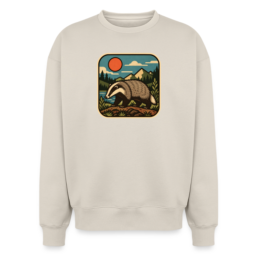 Dachs Oversized Heavyweight Sweater - Beige