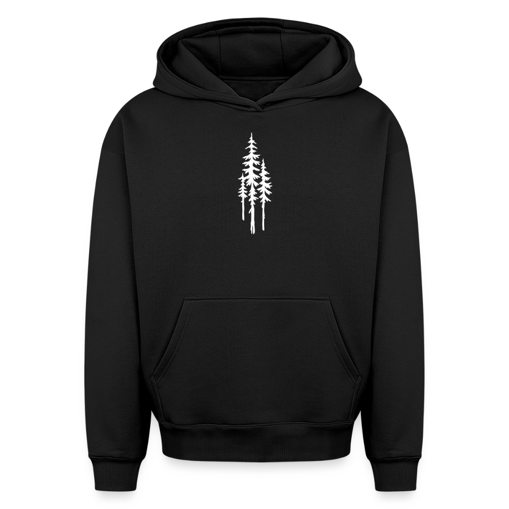 Tannen Oversized Heavyweight Hoodie - Schwarz