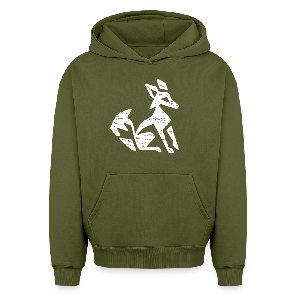 Fuchs Oversized Heavyweight Hoodie - Khaki