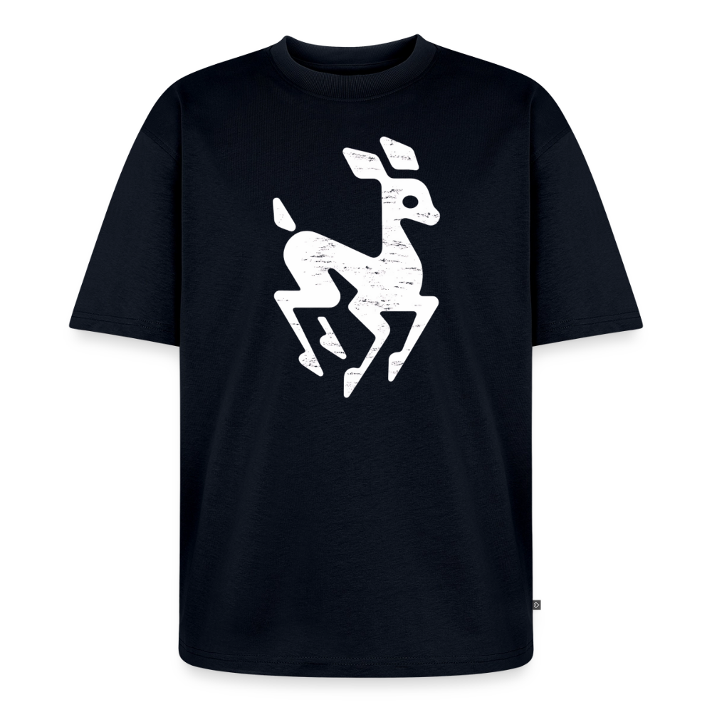 Reh Premium Oversized Bio T-Shirt - Navy