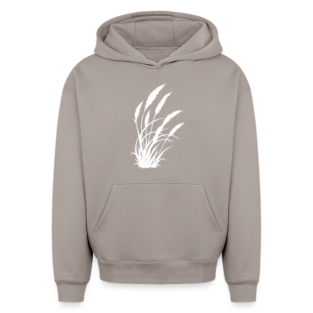 Wildgras  Oversized Heavyweight Hoodie - Taupe