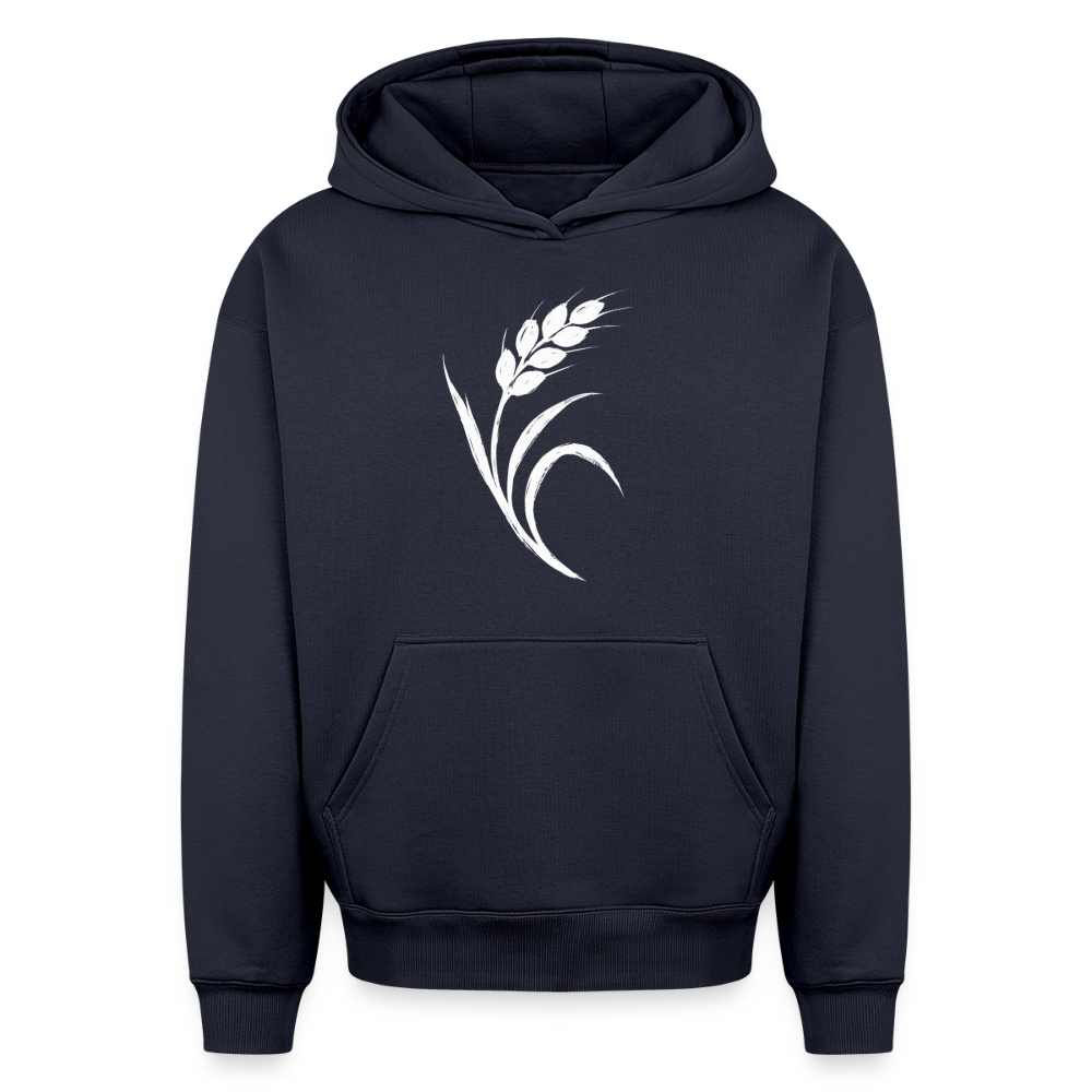 Weizen Oversized Heavyweight Hoodie - Navy