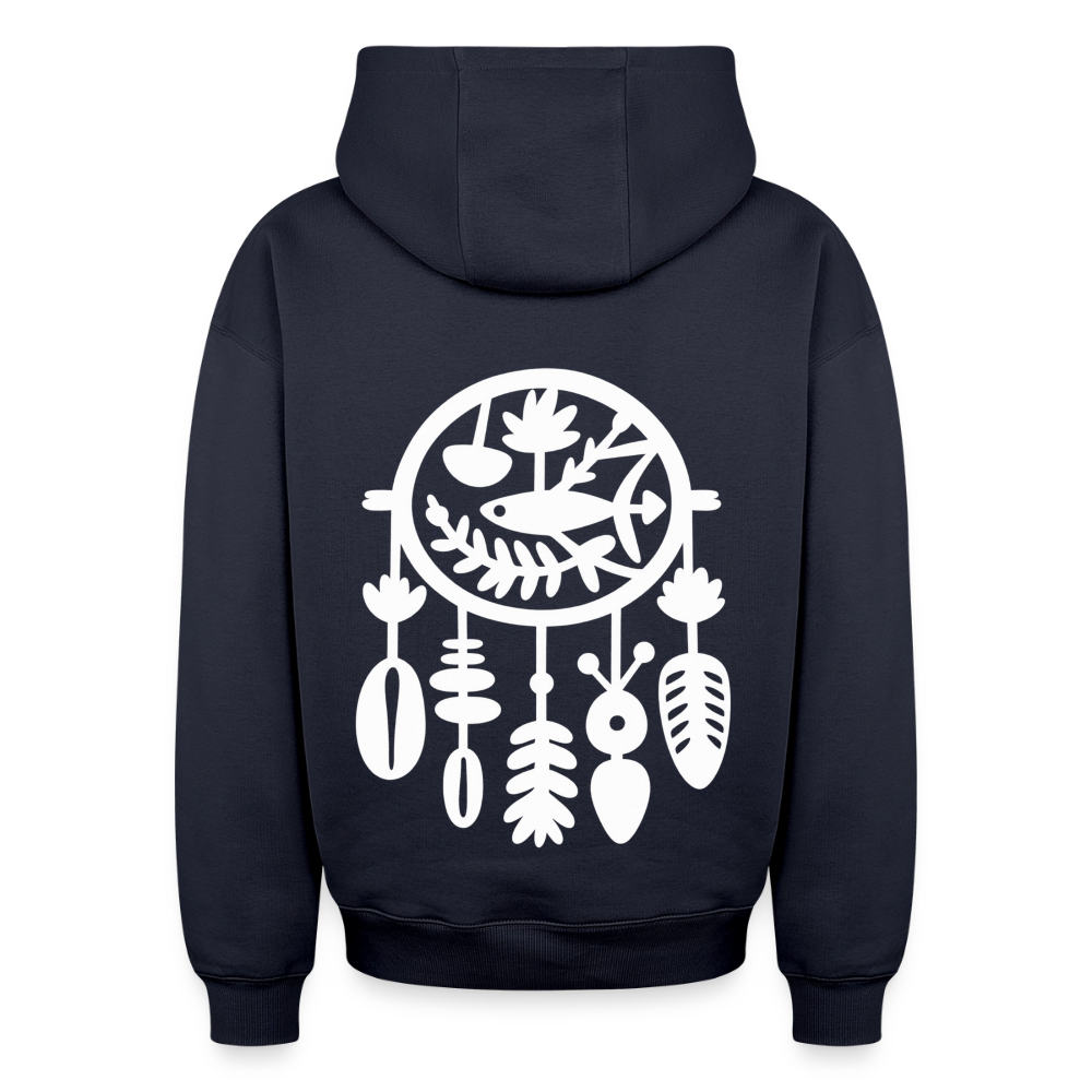Traumfänger Oversized Heavyweight Hoodie - Navy
