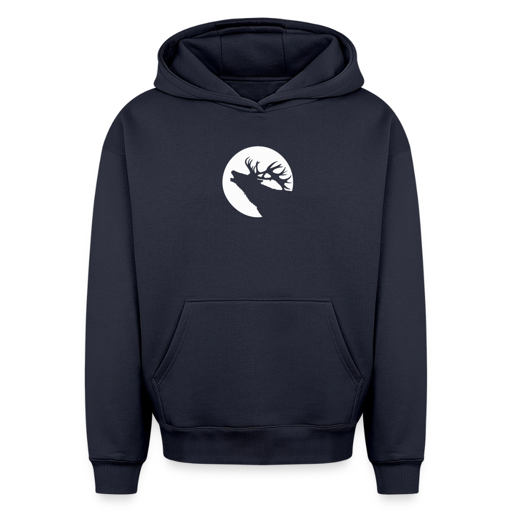 Hirsch Oversized Heavyweight Hoodie - Navy