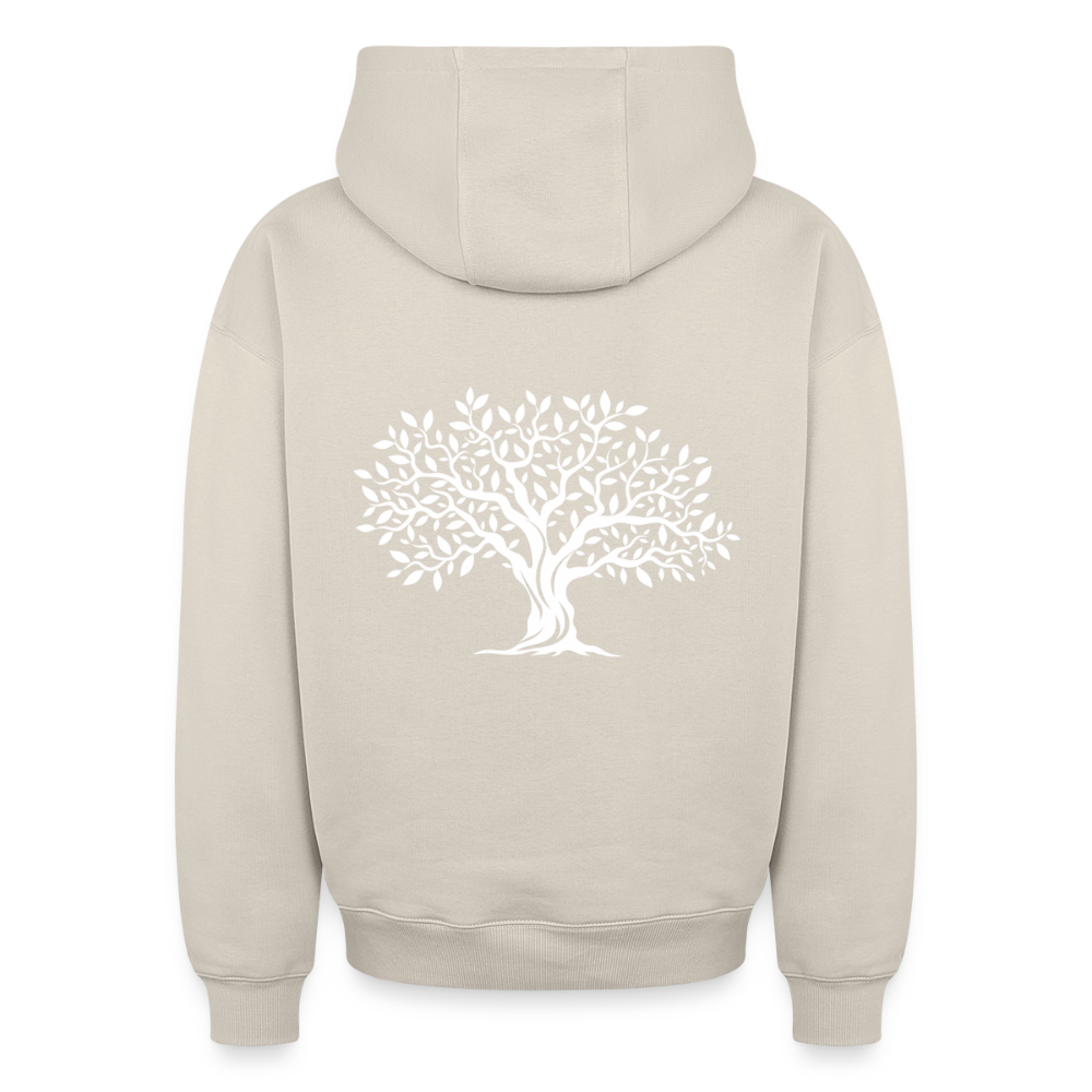 Baum Oversized Heavyweight Hoodie - Beige