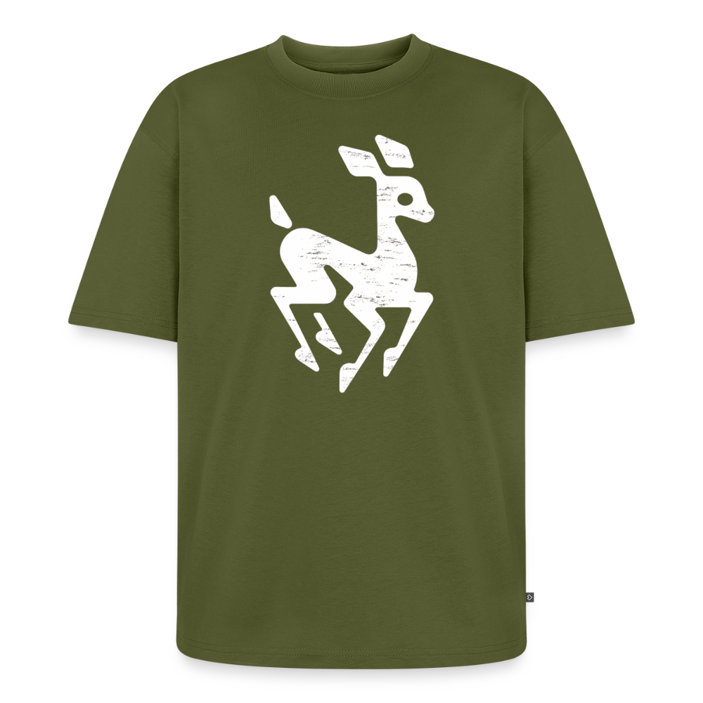 Reh Premium Oversized Bio T-Shirt - Khaki