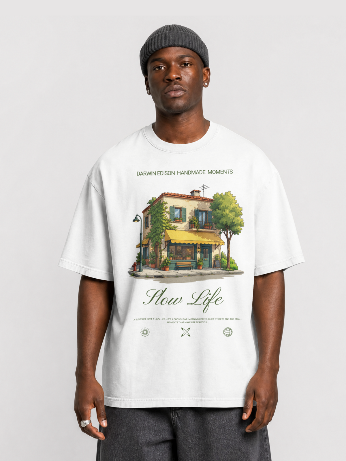 Slow Life Oversized Bio T-Shirt