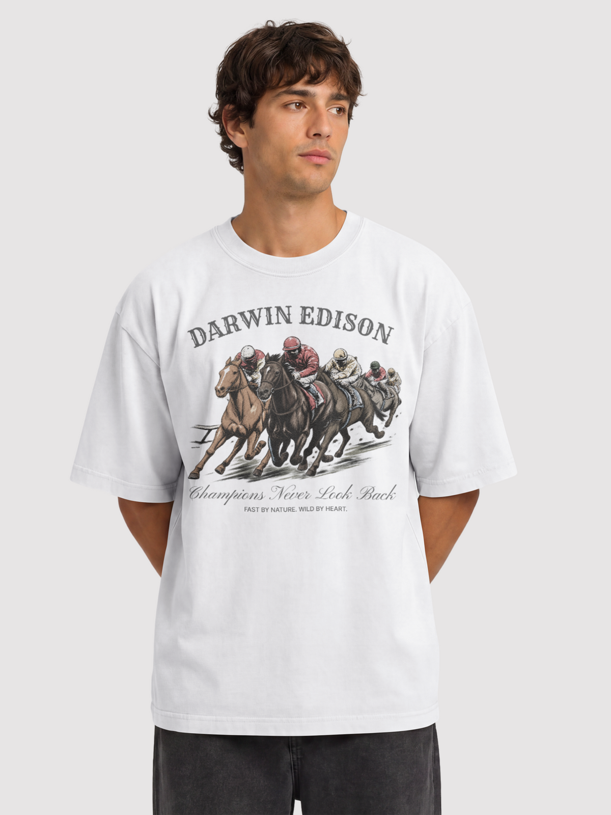 Horses Oversized Bio T-Shirt