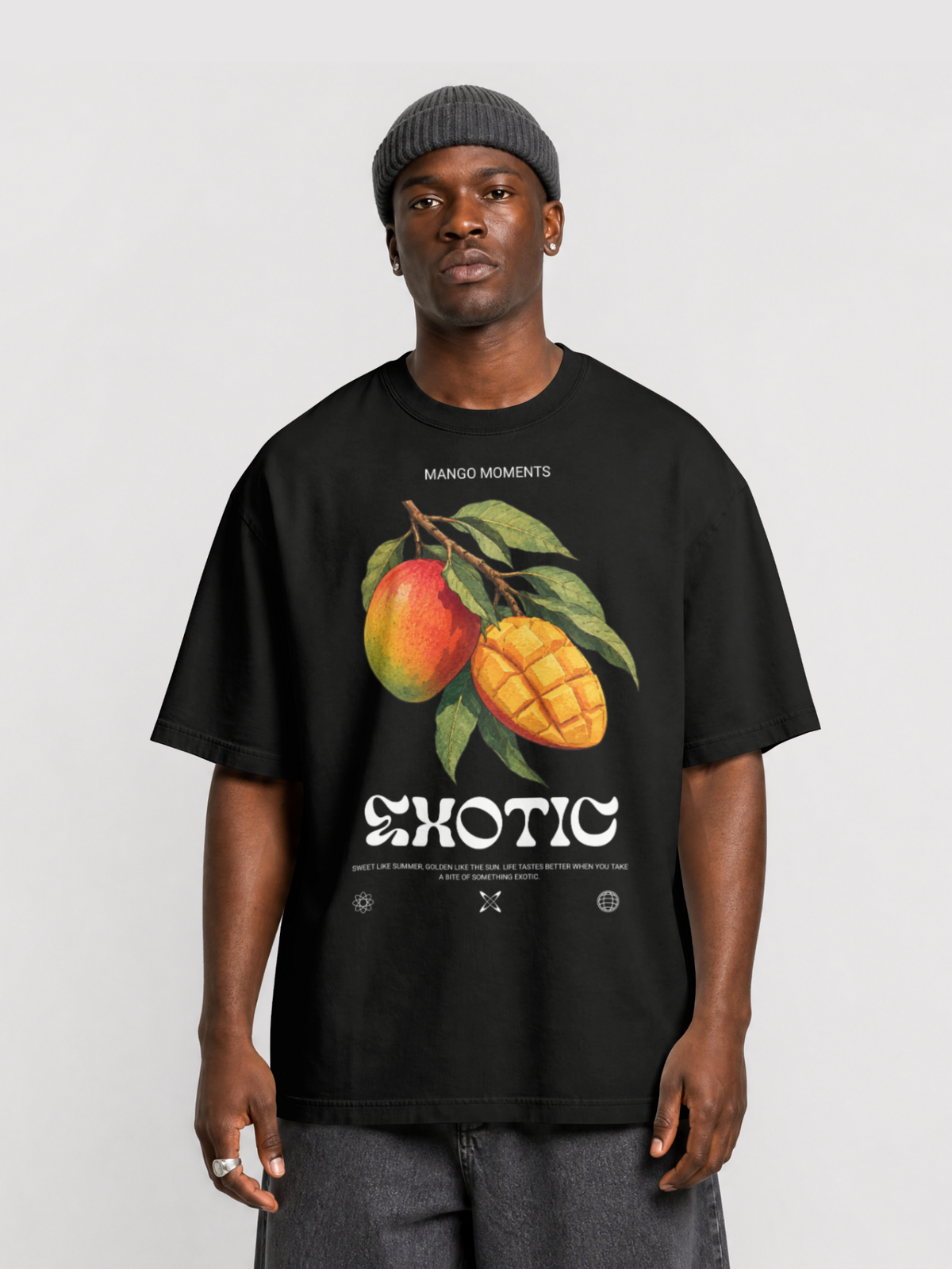 Exotic Mango Oversized Bio T-Shirt